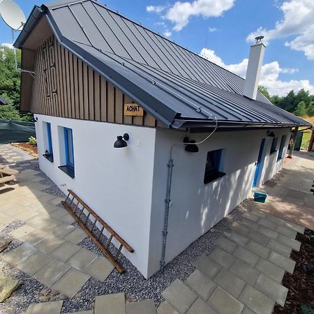 Chalupka Opal A Chalupa Achat Na Luke Lukahuta Chaletstiavnica Banska Stiavnica Na Samote - Samoobsluzny Pristup Cez Pin-Kod Nonstop المظهر الخارجي الصورة